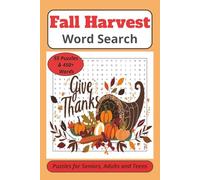 Fall Harest Word Search: Word Searches with Easy to Read Print about Fall, Harvest, Autumn, & more | 6x9 inches, 110 pages | 50+, puzzles | Great for ... mind. Perfect for seniors, adults, and teens.