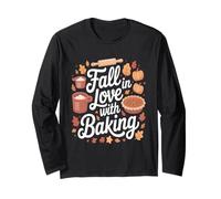 Fall in Love with Baking Delight Maglia a Manica