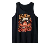 Fall in Love with Bonfires Cozy Vibes Canotta
