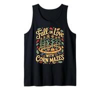 Fall in Love with Corn Mazes Autumn Harvest Fun Canotta