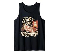 Fall in Love with Cozy Mornings Autumn Bedroom Scene Canotta