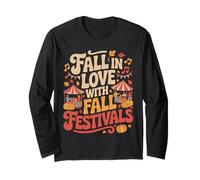 Fall in Love with Fall Festivals Autumn Carnival Maglia a Manica