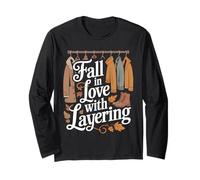 Fall in Love with Layering Autumn Coats Scarves Boots Maglia a Manica