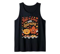 Fall in Love with Learning Zucca Kawaii Foglia Acero Maestro Canotta