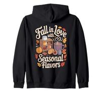 Fall in Love with Seasonal Flavors Felpa con Cappuccio