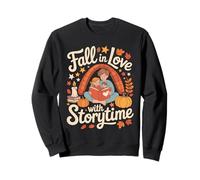 Fall in Love with Storytime Autumn Family Reading Felpa