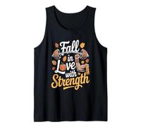 Fall in Love with Strength Autumn Fitness Barbell Canotta