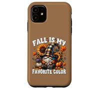 Fall Is My Favorite Color Autumn Gnome And Pumpkins For Fall Custodia per iPhone 11
