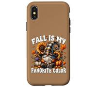 Fall Is My Favorite Color Autumn Gnome And Pumpkins For Fall Custodia per iPhone X/XS