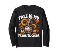 Fall Is My Favorite Color Autumn GNOME And Pumpkins for Fall Maglia a Manica