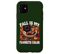 Fall Is My Favorite Color For Kitten Mom Cute Autumn Cat Custodia per iPhone 11