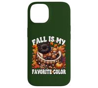 Fall Is My Favorite Color For Kitten Mom Cute Autumn Cat Custodia per iPhone 14