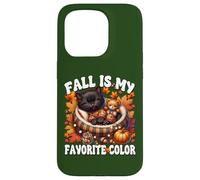 Fall Is My Favorite Color For Kitten Mom Cute Autumn Cat Custodia per iPhone 15 Pro
