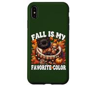 Fall Is My Favorite Color For Kitten Mom Cute Autumn Cat Custodia per iPhone XS Max