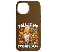 Fall Is My Favorite Color Thanksgiving Gnome With Fall Vibes Custodia per iPhone 15