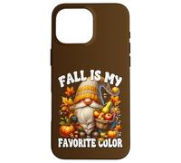 Fall Is My Favorite Color Thanksgiving Gnome With Fall Vibes Custodia per iPhone 16 Pro Max