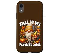 Fall Is My Favorite Color Thanksgiving Gnome With Fall Vibes Custodia per iPhone XR