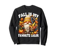 Fall Is My Favorite Color Thanksgiving GNOME with Fall Vibes Felpa