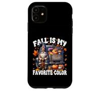 Fall Is My Favorite Color With Autumn Gnome Pumpkin Truck Custodia per iPhone 11