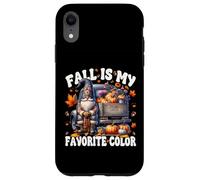 Fall Is My Favorite Color With Autumn Gnome Pumpkin Truck Custodia per iPhone XR