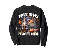 Fall Is My Favorite Color with Autumn GNOME Pumpkin Truck Felpa