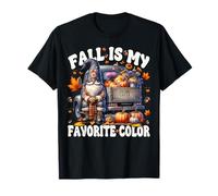 Fall Is My Favorite Color with Autumn GNOME Pumpkin Truck Maglietta