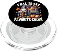 Fall Is My Favorite Color With Autumn Gnome Pumpkin Truck PopSockets PopGrip per MagSafe