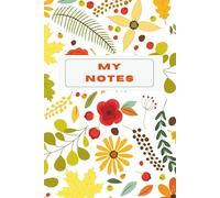 fall journaling: A cozy autumn floral journal with contact list and lined pages for notes, lists, and reflections