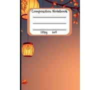Fall Lantern Journal: 6x9 120-Page Lined Notebook for School, Work & Personal Writing - Diary Notebook with Autumn Colors, Premium School Supply