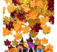 Fall Leaves Confetti, Fall Party Table Scatter Confetti, Autumn Party Table, Thanksgiving Maple Leaf Autumn Partys Foil Sequin 15g Thanksgiving Day Maple Leaves Sequins Confettis Autumns