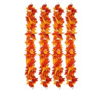 Fall Leaves Garland, Artificial Fall Garlands, 5.7 pollici Sturdy Ringraziamento Decorations, Seasonal Halloween Ornaments for Festival Parties, Home Table Balcony Desk Living Room Decor
