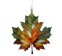 Fall Leaves Wall Art Decor | Artificial Autumn Maple Leaves | Wall Decorations Posters | Fall Leaves Window Decor | Posters Wall Art | Holiday Ornaments Acrylic Home Decor Stained Fall Decorations