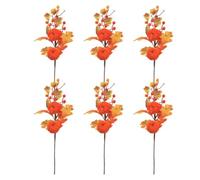 Fall Maple Leaves Branches - Autumn Leaf Stems | Artificial Maple Foliage