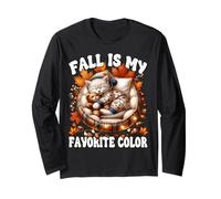 Fall Must Haves for Kitten Lover Fall Is My Favorite Color Maglia a Manica