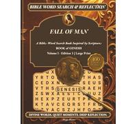 Fall of Man - Bible Themed Word Search Books With Devotional Reflection: Scripture Word Search Puzzle For Adults, Seniors And Beginners