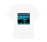 Fall out Boy - Take This To Your Grave Maglietta, Donna Plus-Size, Bianco, 1X