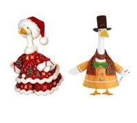 Fall Porch Goose Outfit, Autumn Clothes for 23 Inch Goose Statue (#A)