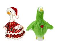 Fall Porch Goose Outfit, Autumn Clothes for 23 Inch Goose Statue (#B)