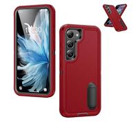 Fall-Proof Full Protection Case for Samsung Galaxy, Full-Body Shockproof Dustproof Cover, Invisible Bracket Anti-Drop Protective Case (Red,A53 5G)
