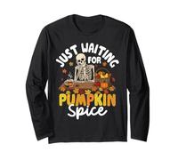 Fall Pumpkin Spice Latte Cozy Autumn Vibes Maglia a Manica