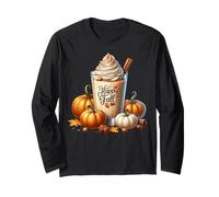 Fall Pumpkin Spice Season Love Autumn Hot Drinks Happy Fall Maglia a Manica