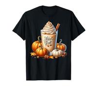 Fall Pumpkin Spice Season Love Autumn Hot Drinks Happy Fall Maglietta