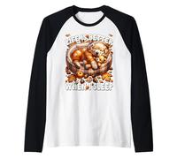 Fall Puppy Autumn Vibes Cozy Season for Golden Retriever Dad Maglia con Maniche Raglan