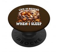 Fall Puppy Autumn Vibes Cozy Season For Golden Retriever Dad PopSockets PopGrip Adesivo