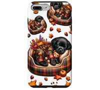 Fall Puppy Graphic For Autumn Season Cute Labrador Retriever Custodia per iPhone 7 Plus/8 Plus