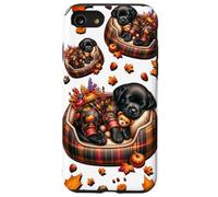 Fall Puppy Graphic For Autumn Season Cute Labrador Retriever Custodia per iPhone SE (2020) / 7/8