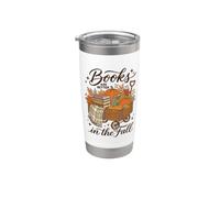 Fall Reading Books Are Better in the Fall Bicchiere termico in acciaio inox doppia parete