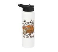 Fall Reading Books Are Better in the Fall Stainless Steel Insulated Water Bottle