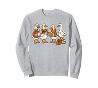 Fall Season Goose Cozy Coffee Books Warm Autumn Scarf Geese Felpa