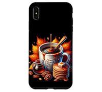 Fall Sweet Fall Coffee Mug With Walnuts Pancakes Cute Autumn Custodia per iPhone XS Max